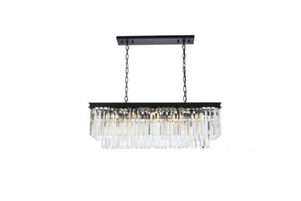 Sydney 12 light Matte Black Chandelier Clear Royal Cut Crystal (758|1202D40MB/RC)