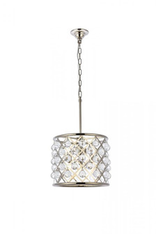 Madison 3 light polished nickel Pendant Clear Royal Cut Crystal (758|1204D14PN/RC)