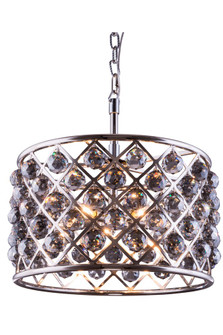 Madison 6 Light Polished Nickel Pendant Silver Shade (Grey) Royal Cut Crystal (758|1206D20PN-SS/RC)