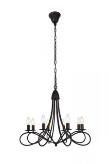 Lyndon 8 light Dark Bronze Pendant (758|1452D28DB)