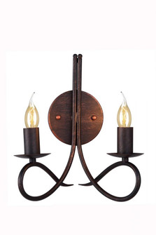 Lyndon 2 light Dark Bronze Wall Sconce (758|1452W9DB)