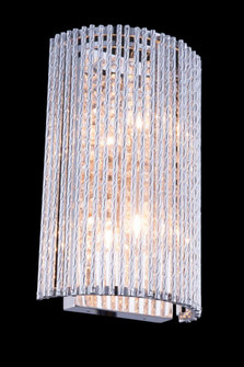 Influx 2 light Chrome Wall Sconce Clear Royal Cut Crystal (758|V2092W7C/RC)