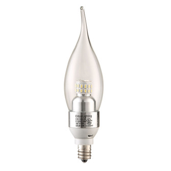 LED S30C35  E12 120V 4W 4100K 320LM  Dimmable CHROME (758|E12SF-4-D-41-C)
