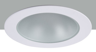 4'' Matte White Shower Trim with Frosted glass 50W MR16 (758|R4-409MW)