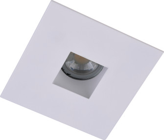 4'' Matte White Square aperture with Matte White Square Trim ring (758|R4-555MW)