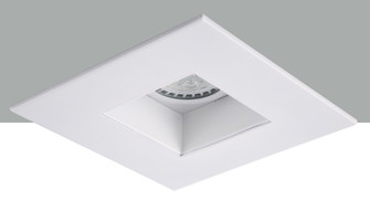 4'' Square Matte White Trim with Matte White reflector (758|R4-589MW)