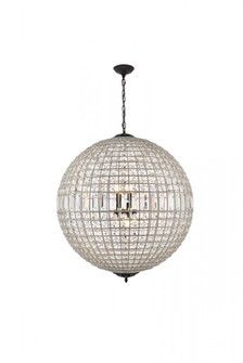 Olivia 8 light Dark Bronze Chandelier Clear Royal Cut Crystal (758|1205G36DB/RC)