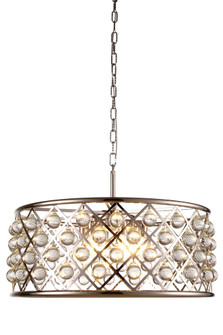 Madison 6 Light Polished Nickel Chandelier Clear Royal Cut Crystal (758|1213D25PN/RC)