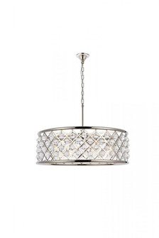 Madison 8 light polished Nickel Chandelier Clear Royal Cut Crystal (758|1213D32PN/RC)