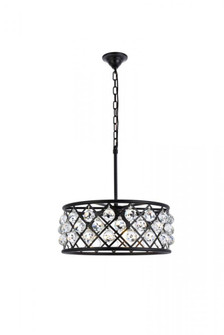 Madison 5 light Matte Black Chandelier Clear Royal Cut Crystal (758|1214D20MB/RC)