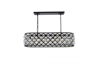Madison 6 light Matte Black Chandelier Clear Royal Cut Crystal (758|1216G40MB/RC)