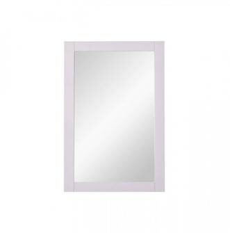 Aqua 22 In. Contemporary  Mirror In White (758|VM-2001)