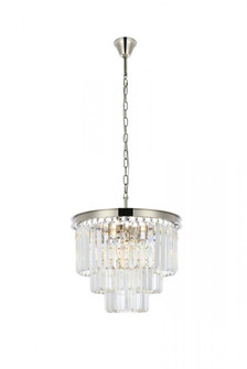 Sydney 9 light polished nickel Chandelier Clear Royal Cut Crystal (758|1231D20PN/RC)