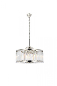 Chelsea 8 light polished nickel Chandelier Clear Royal Cut Crystal (758|1233D28PN/RC)