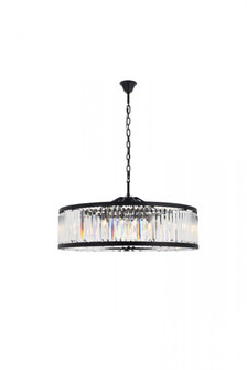 Chelsea 10 light Matte Black Chandelier Clear Royal Cut Crystal (758|1233G43MB/RC)