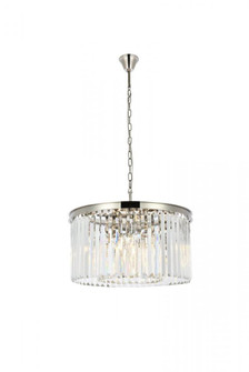 Sydney 8 light polished nickel Chandelier Clear Royal Cut Crystal (758|1238D26PN/RC)
