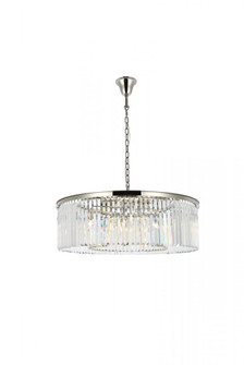 Sydney 10 light polished nickel Chandelier Clear Royal Cut Crystal (758|1238G43PN/RC)