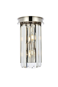 Sydney 2 Light Polished Nickel Wall Sconce Clear Royal Cut Crystal (758|1238W8PN/RC)