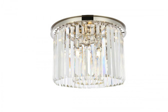 Sydney 6 light polished nickel Flush Mount Clear Royal Cut Crystal (758|1238F20PN/RC)