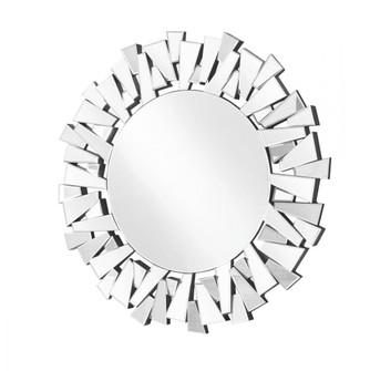 Sparkle 31.5 in. Contemporary Round Mirror in Clear (758|MR9133)