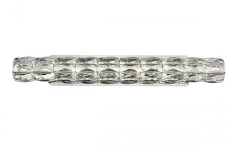 Valetta Integrated LED chip light Chrome Wall Sconce Clear Royal Cut Crystal (758|3501W30C)