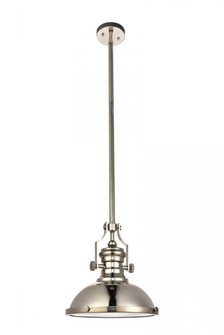 Eamon Collection Pendant D13 H13.3 Lt:1 polished Nickel Finish (758|LD5001D13PN)