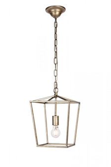 Maddox Collection Pendant D9.75 H14.5 Lt:1 Vintage Silver Finish (758|LD6008D9S)