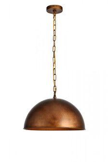 Merce Collection Pendant D15 H10 Lt:1 Manual Brass Finish (758|LD6013D15BR)