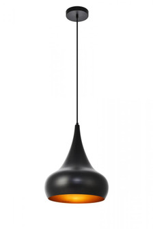 Circa Collection Pendant D11.5in H15in Lt:1 Black Finish (758|LDPD2047)