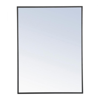 Metal frame Rectangle Mirror 24 inch Black finish (758|MR4071BK)