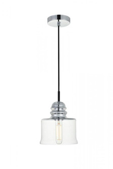 Kenna 1 Light Chrome Pendant With Clear Glass (758|LD2253C)