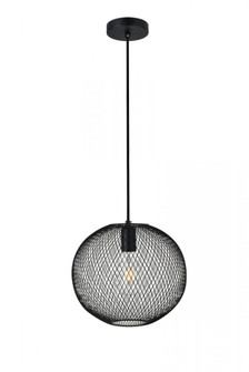 Keller 1 Light Black Pendant (758|LD2250BK)