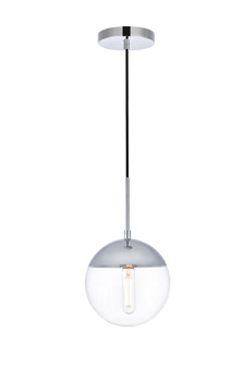 Eclipse 1 Light Chrome Pendant with Clear Glass (758|LD6029C)