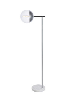Eclipse 1 Light Chrome Floor Lamp with Clear Glass (758|LD6101C)