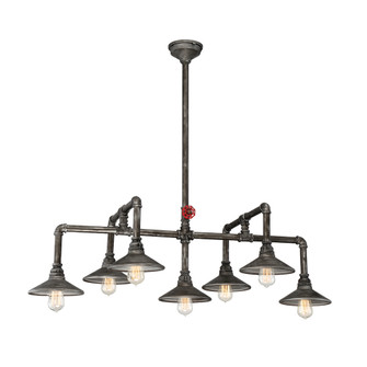 ZINCO,7LT CHANDELIER,OVAL,SLV (4304|30031-012)