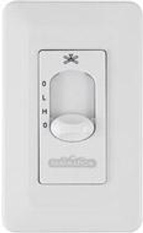 Two Speed Wall Control Non-Reversing - Fan Speed Only - White (90|CW3WH-CA)
