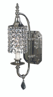 1-Light Polished Silver Princessa Sconce (84|2041 PS)