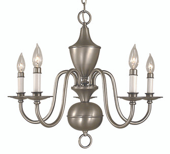 5-Light Polished Brass Jamestown Dining Chandelier (84|2525 PB)