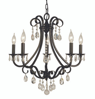 5-Light Brushed Nickel Liebestraum Dining Chandelier (84|2995 BN)