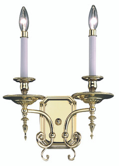 2-Light Polished Silver Kensington Sconce (84|7662 PS)