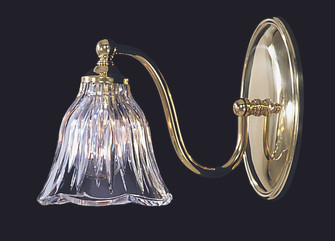1-Light Polished Brass Geneva Sconce (84|8171 PB)