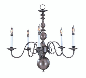 5-Light Polished Brass Jamestown Dining Chandelier (84|9125 PB)