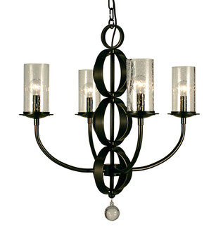 4-Light Brushed Nickel Compass Dining Chandelier (84|1044 BN)