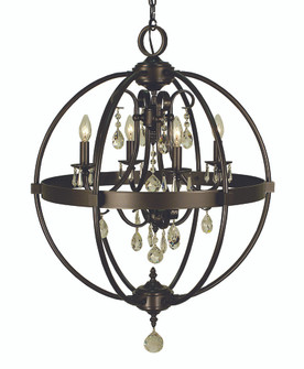 4-Light Matte Black Compass Dining Chandelier (84|1064 MBLACK)