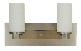 2-Light Satin Pewter/Polished Nickel Mercer Sconce (84|4732 SP/PN)