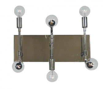 6-Light Fusion Sconce (84|5018 PN/MBLACK)