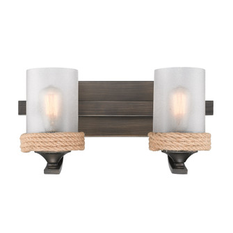 Wry Lighting Chatham 2-light Vanity in Gunmetal Bronze (36|1048-BA2 GMT-CS)