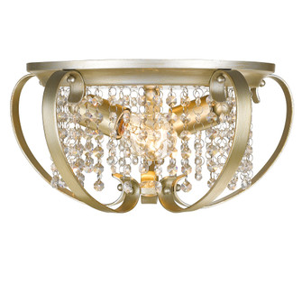 Golden Lighting Ella 2-light Flush Mount in White Gold (36|1323-FM WG)