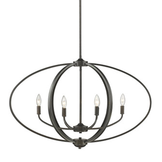 Golden Lighting Colson 6-light Island Light in Etruscan Bronze (36|3167-LP EB)