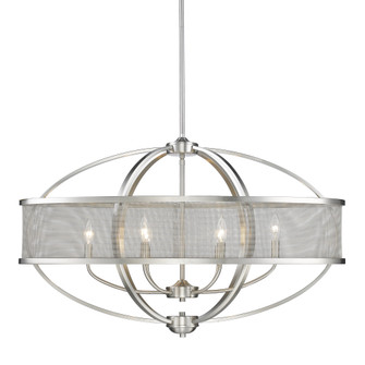 Golden Lighting Colson 6-light Island Light in Pewter (36|3167-LP PW-PW)